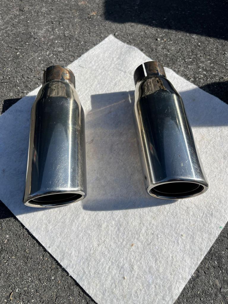 Universeel uitlaat sierstuk - Chroom, Ophalen, Gebruikt, Universele onderdelen