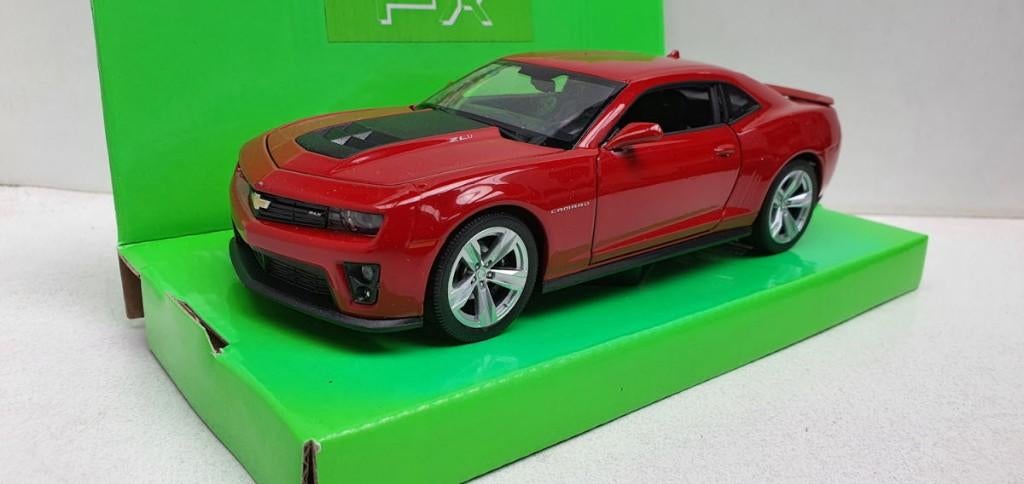 Chevrolet Camaro ZL1 Dark Red, 2012 1:24, Ophalen of Verzenden, Nieuw, Auto, Welly