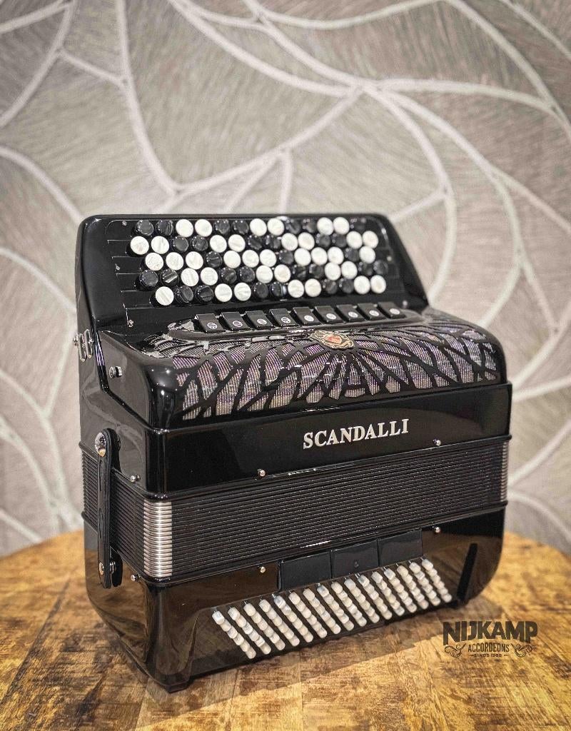 Scandalli Air Junior C - C Griff Knop accordeon, Muziek en Instrumenten, Scandalli, Ophalen of Verzenden, 96-bas, Knopaccordeon