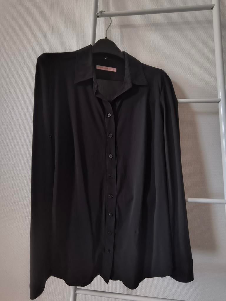 Studio Anneloes Zwarte Poppy blouse maat S 38, Kleding | Dames, Blouses en Tunieken, Zo goed als nieuw, Maat 36 (S), Zwart, Ophalen of Verzenden