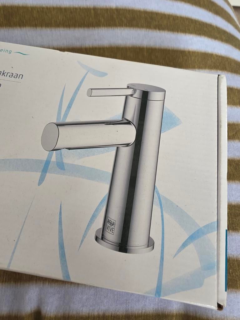 Aqua Vive Wastafel mengkraan - Nieuw in doos, Ophalen of Verzenden