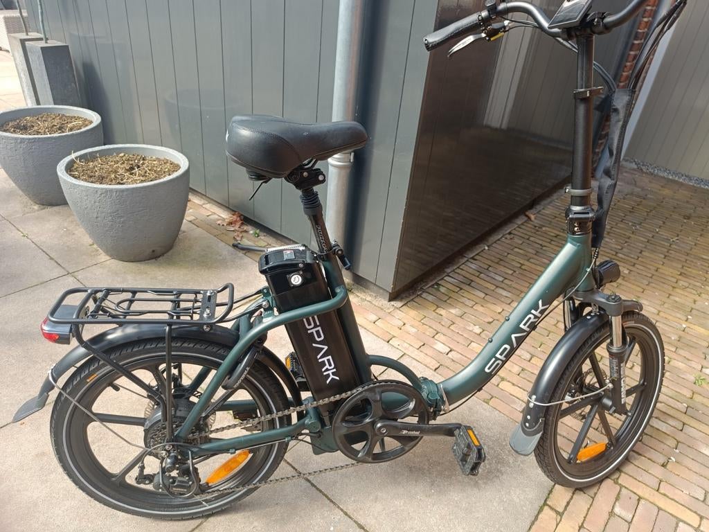 Elektrische Spark vouwfiets (Opmaet) zgan, Fietsen en Brommers, Fietsen | Vouwfietsen, 20 inch of meer, Zo goed als nieuw, Totaal opvouwbaar