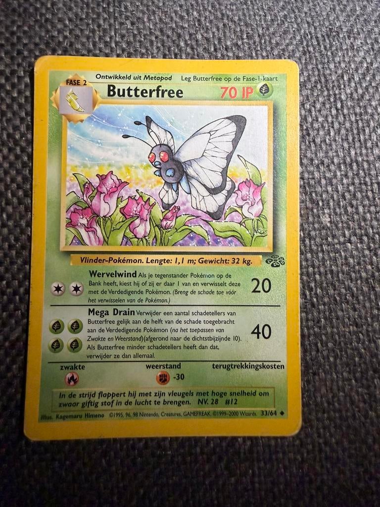 Butterfree - 33/64, Ophalen of Verzenden, Zo goed als nieuw