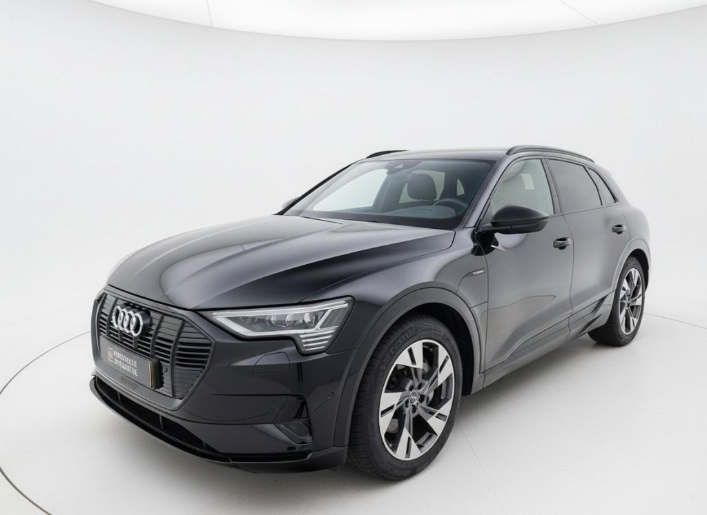 Audi E-TRON 55 QUATTRO BNS ED. 95 kWh, LED, Virtual, AUT, Cr, Automaat, 131 €/maand, Bluetooth, 95 kWh