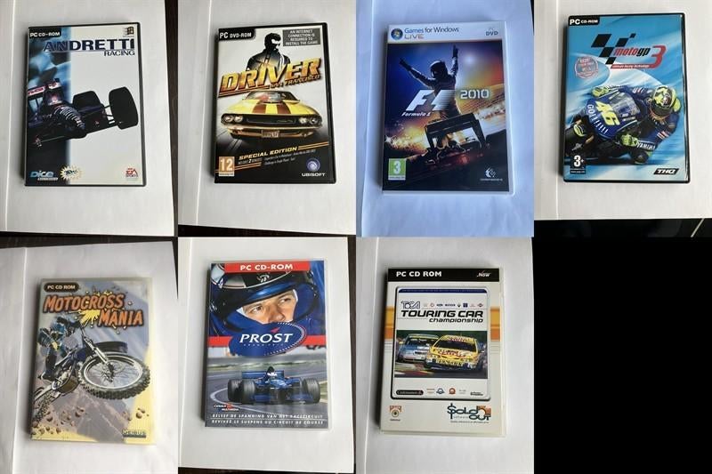 RACE PC GAME (7 stuks) diverse partij OOK PER STUK, 1 speler, Racen en Vliegen, Ophalen of Verzenden, Zo goed als nieuw