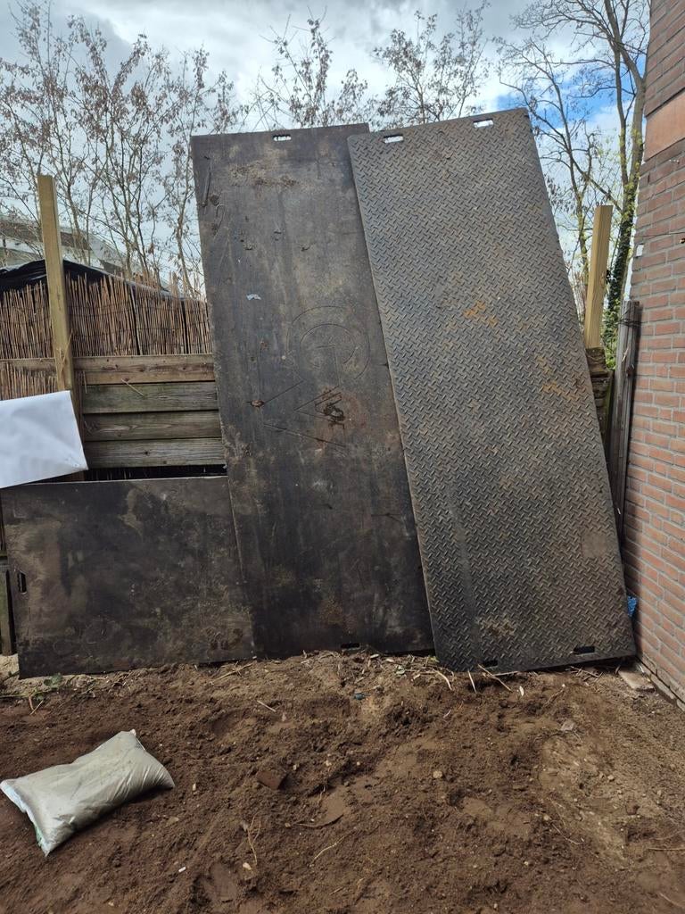 3 Kunststof Rijplaten – Gebruikt – 3x1 Meter - 20mm - Zwaar, Ophalen, Kunststof, Minder dan 3 meter, 1 tot 2 meter