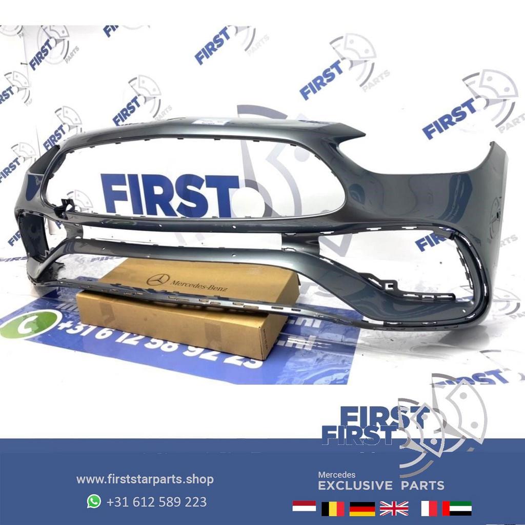 W206 AMG VOORBUMPER 2021-2024 GRIJS Mercedes C Klasse origin, Gebruikt, -, Voor, Ophalen of Verzenden