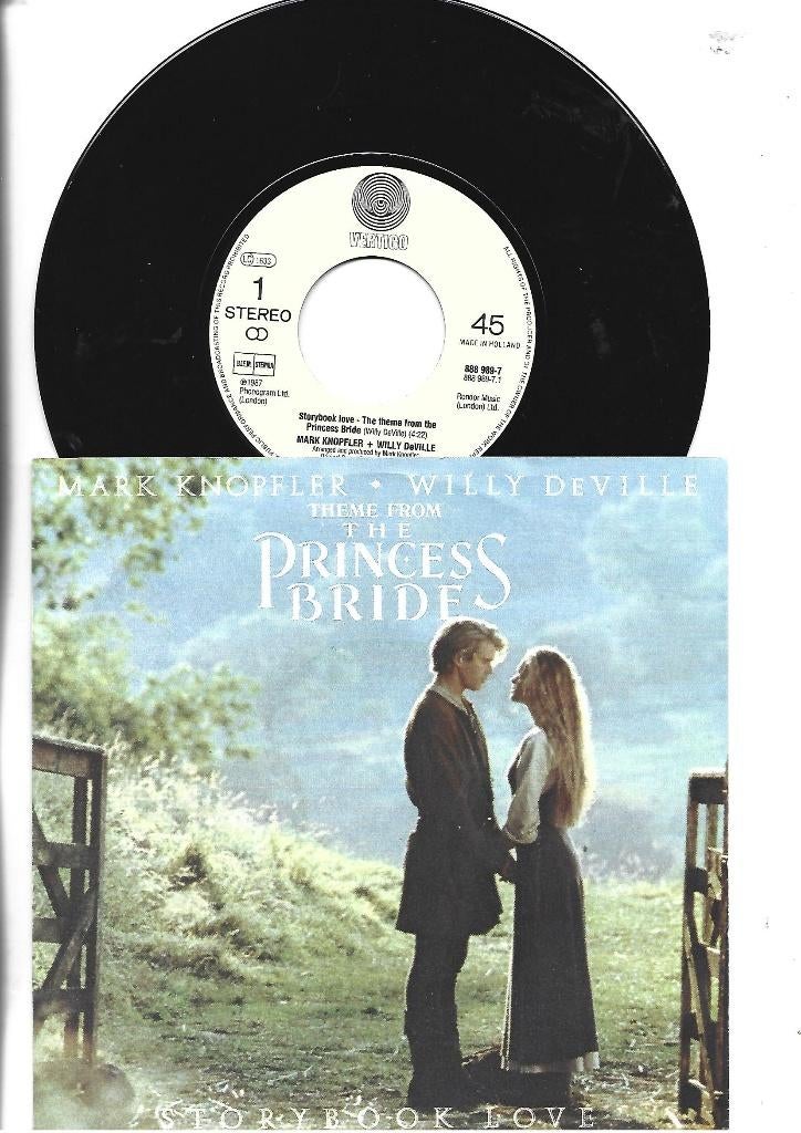 MARK KNOPFLER SINGLE 7" THEME FROM PRINCESS BRIDE, Cd's en Dvd's, Vinyl Singles, 7 inch, Single, Ophalen of Verzenden, Zo goed als nieuw