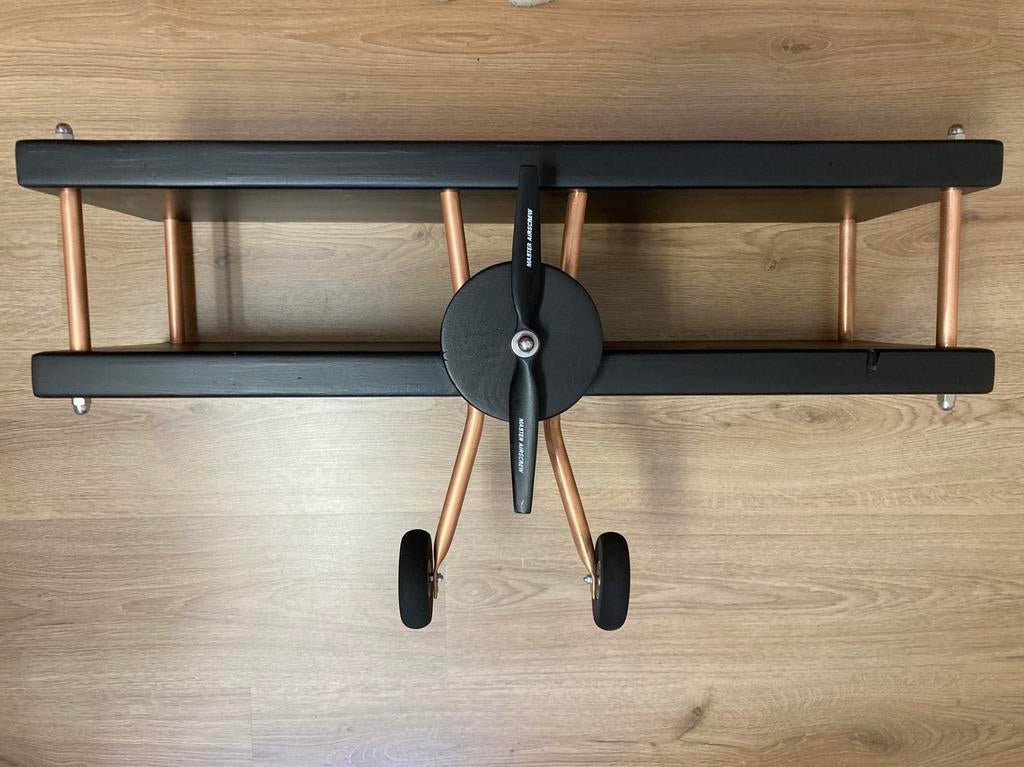 Stoere, houten wandplank, Ophalen of Verzenden, Nieuw, Zwart, Hout