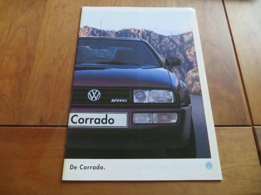 Folder Volkswagen Corrado 16V, Corrado VR6 1994, 36 blz, Volkswagen, Ophalen of Verzenden, Zo goed als nieuw, Volkswagen