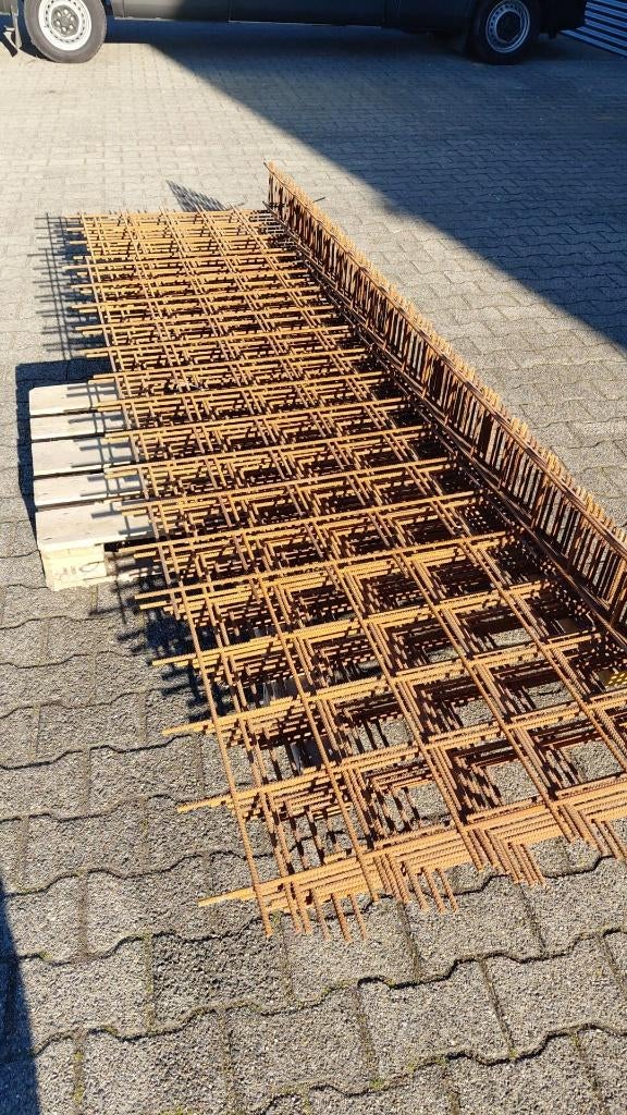 Betonmatten 150mm maas 8mm Gezet, Doe-het-zelf en Verbouw, Metalen, Ophalen, Nieuw, IJzer