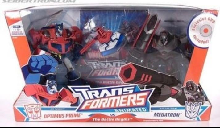 Transformers Optimus prime Megatron, Overige generaties, Ophalen of Verzenden, Zo goed als nieuw