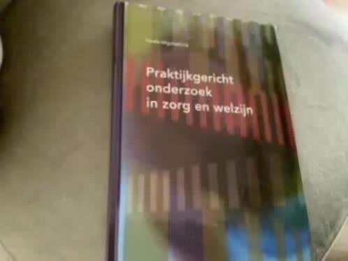 Praktijkgericht onderzoek in zorg en welzijn, Boeken, Studieboeken en Cursussen, Ophalen of Verzenden, Beta, Zo goed als nieuw