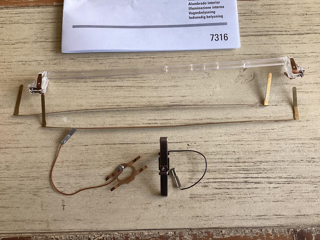 Marklin Ho 7316. binnenverlichting voor panorama wagens., Wisselstroom, Gebruikt, Wagon, Ophalen of Verzenden