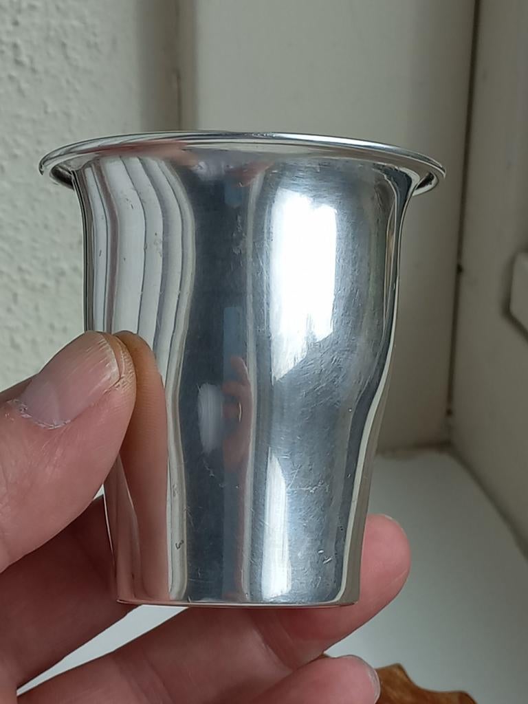 Zilveren beker, Ophalen of Verzenden, Zilver