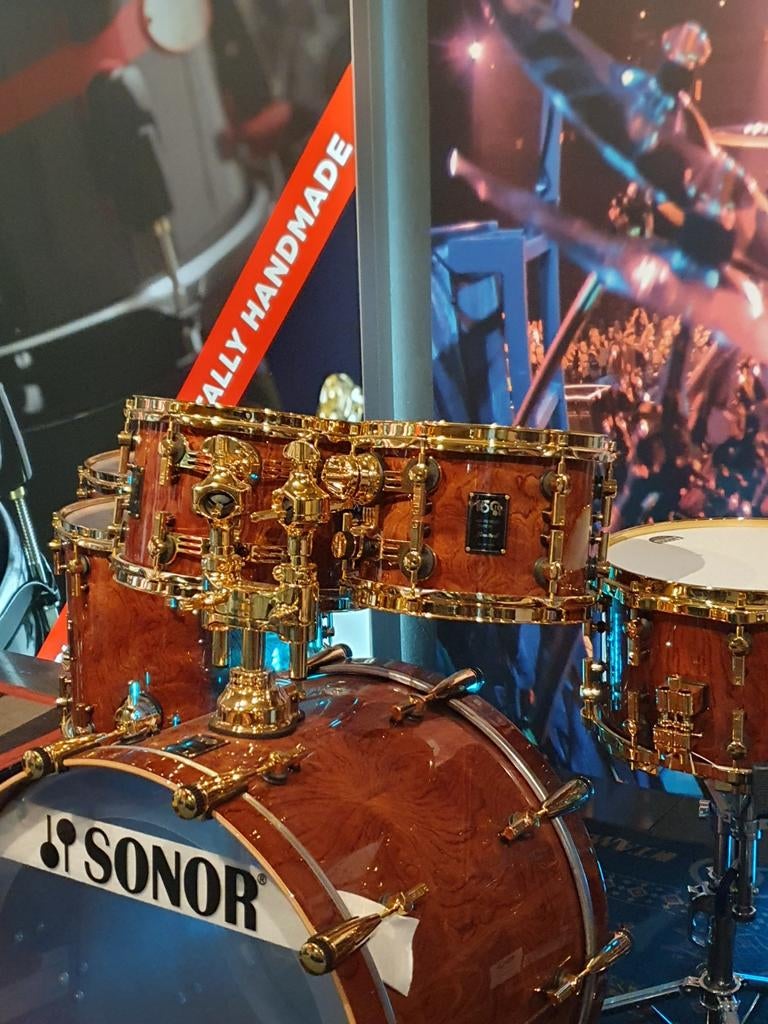 Sonor 150th Anniversary Signature set:Genuine Bubinga. 25th, Eén persoon