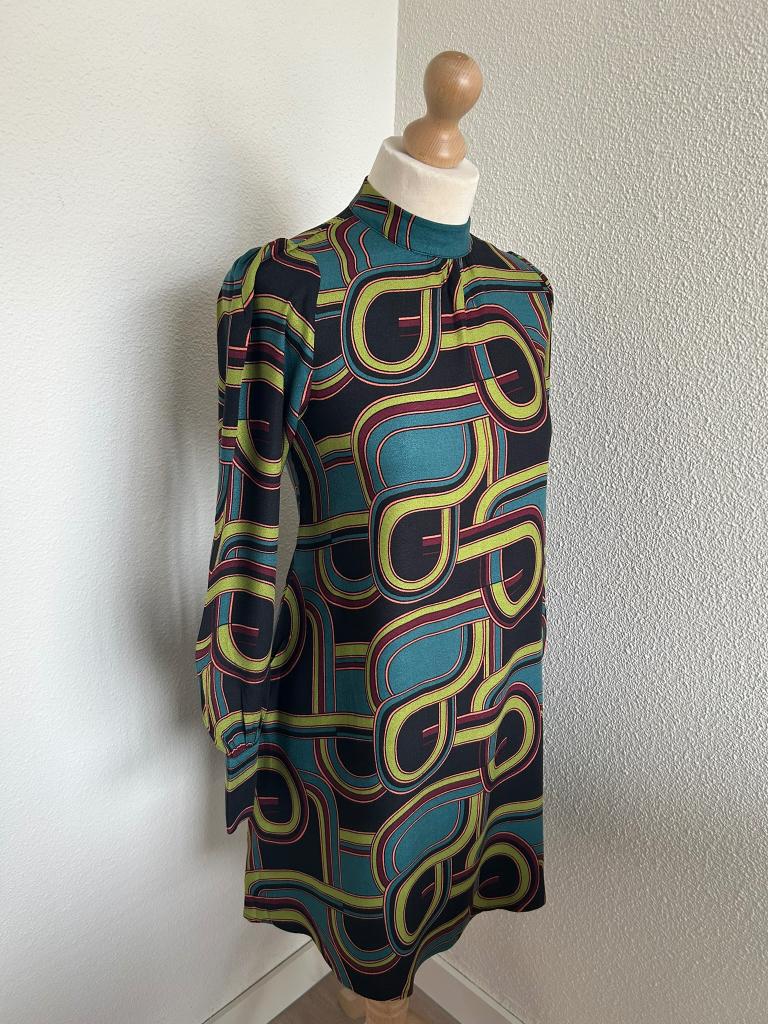 King Louie maat 34 NIEUW Sandy dress Zappa 1987, Nieuw, Ophalen of Verzenden, Knielengte, King Louie