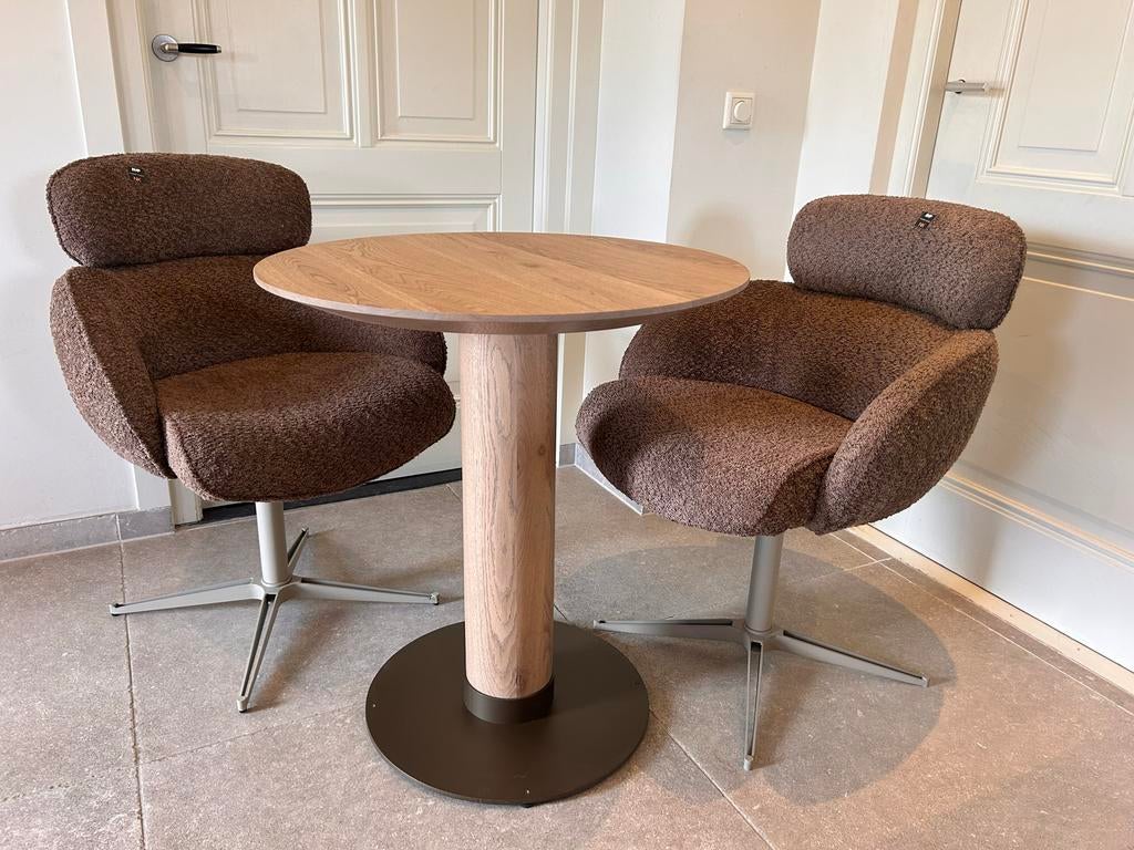 PMP Furniture eetkamerstoel Diana Chocolate nieuw 14ST, Huis en Inrichting, Ophalen, Bruin, Zo goed als nieuw, Eén