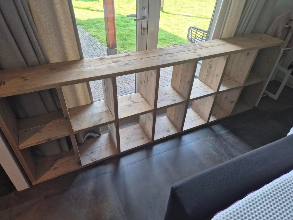 Steigerhouten kast 250x30x85 cm (lxbxh), Ophalen, Gebruikt