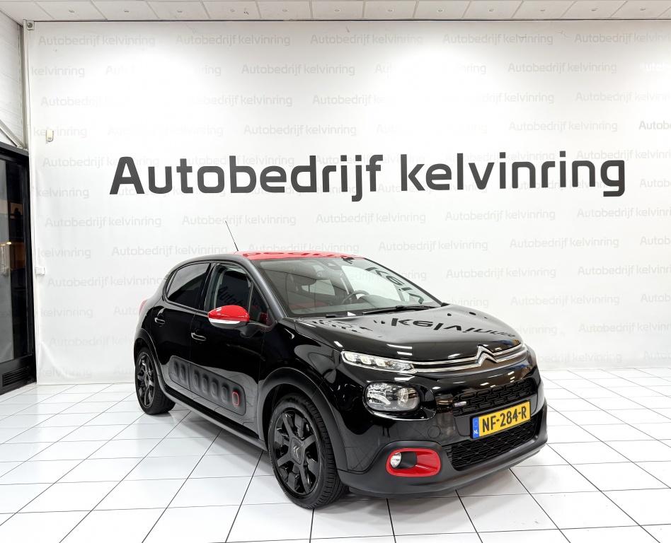 Citroën C3 1.2 PT S&S Shine Bovag Garantie (bj 2017), 1025 kg, Euro 6, 1199 cc, Zwart