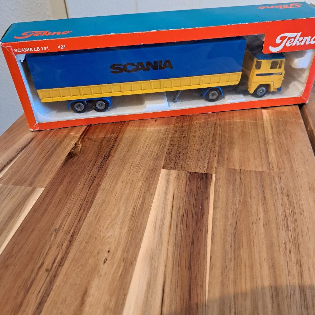 SCANIA,S 141O.A  , DEMO,S +CONTAINERS TEKNO, Verzenden, Zo goed als nieuw, Bus of Vrachtwagen, Tekno