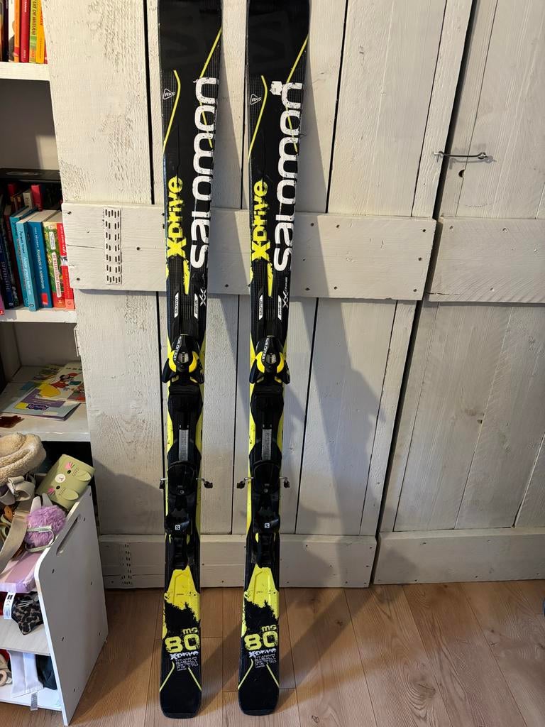 Salomon X-Drive 80 MG ski's - 170 cm, Sport en Fitness, Skiën en Langlaufen, 160 tot 180 cm, Gebruikt, Skiën, Ski's
