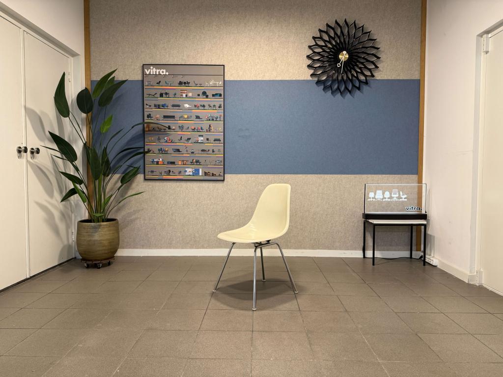 Herman Miller | Eames | DSX | Parchment Fiberglass | 2x, Gebruikt, Twee, Wit, Herman Miller