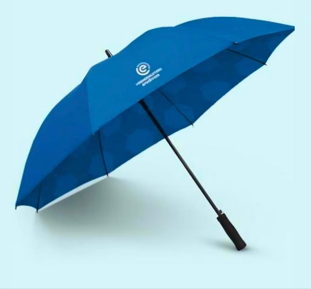 Nieuwe blauwe EK paraplu VriendenLoterij, Ophalen of Verzenden, Nieuw, Blauw