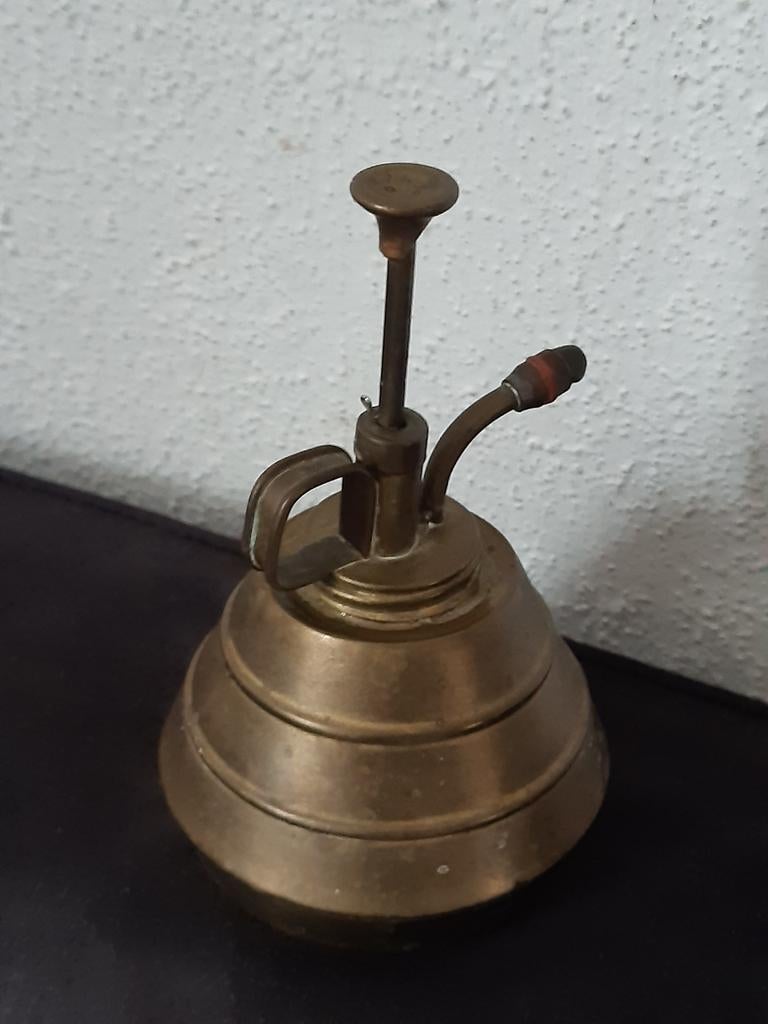 Ouderwetse plantenspuit ,landelijk stoer brocante patina, Ophalen of Verzenden