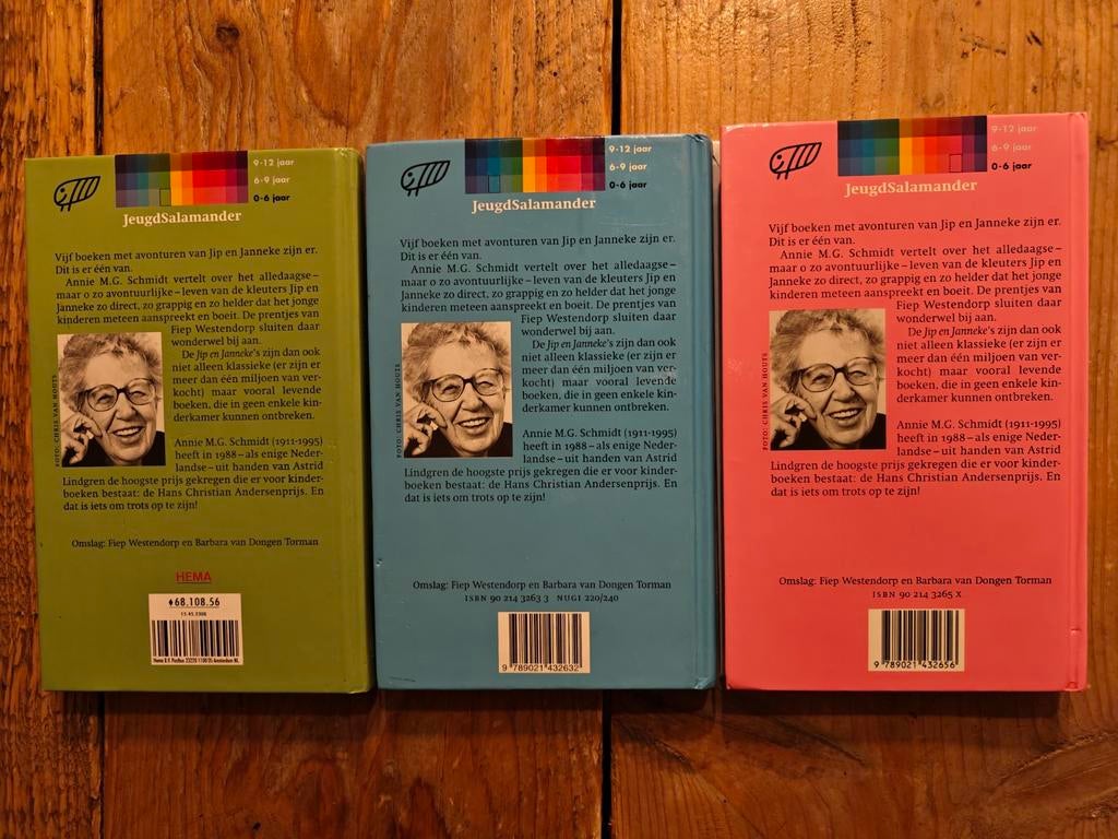 3 Retro boeken van Jip en Janneke., Ophalen of Verzenden, Zo goed als nieuw, Fictie algemeen