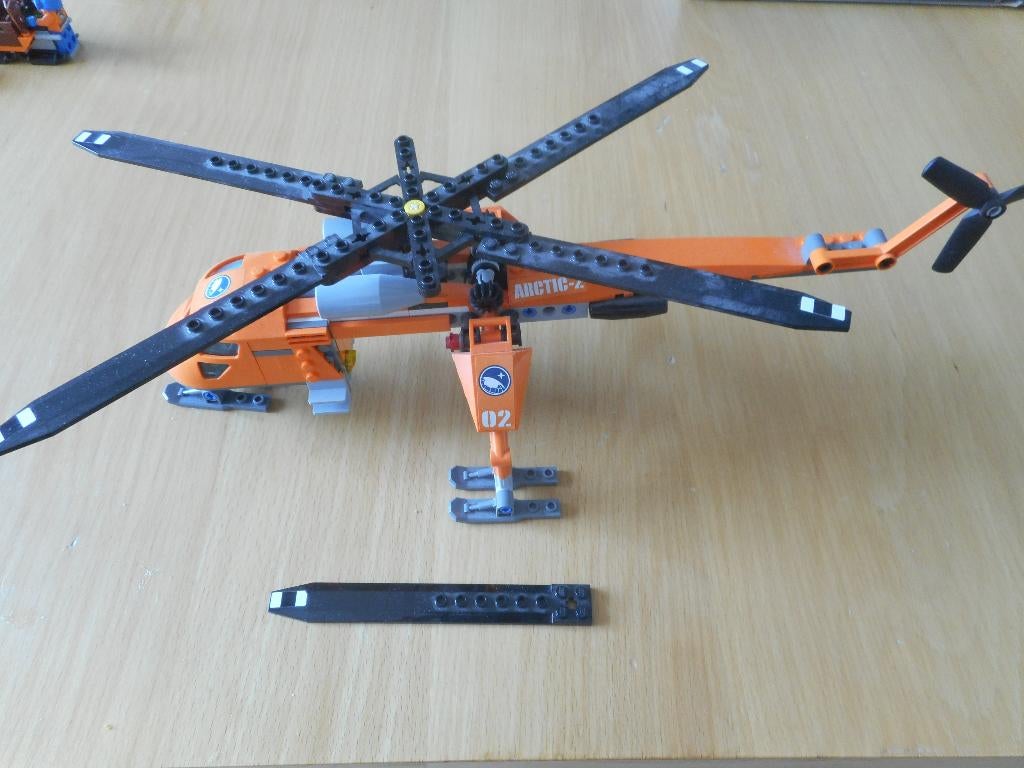 LEGO City 60034 Arctic helikopterkraan, Lego, Ophalen of Verzenden, Inclusief minifiguren, City