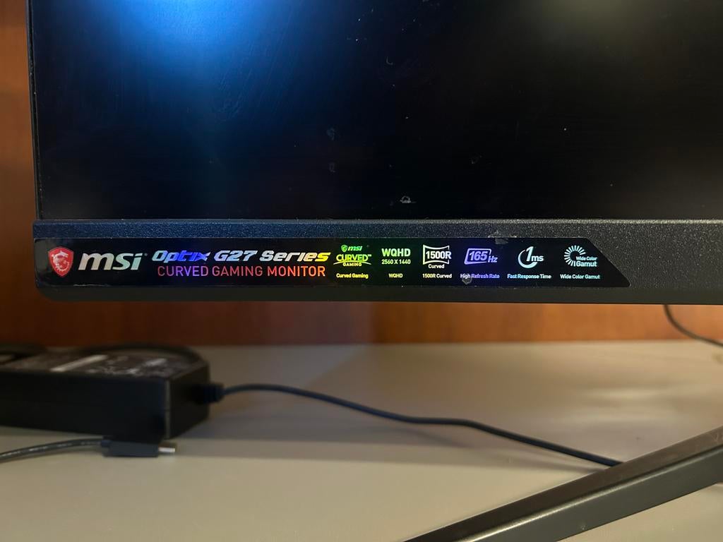 MSI Optix G27 Curved Gaming Monitor, Computers en Software, Monitoren, Gaming, Gebruikt, Curved, Ophalen of Verzenden