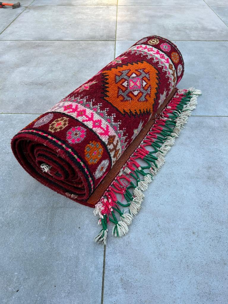 Unieke authentieke Berber loper/ traploper - 528 cm x 84 cm, Huis en Inrichting, Gebruikt, 200 cm of meer, Rechthoekig, 50 tot 100 cm