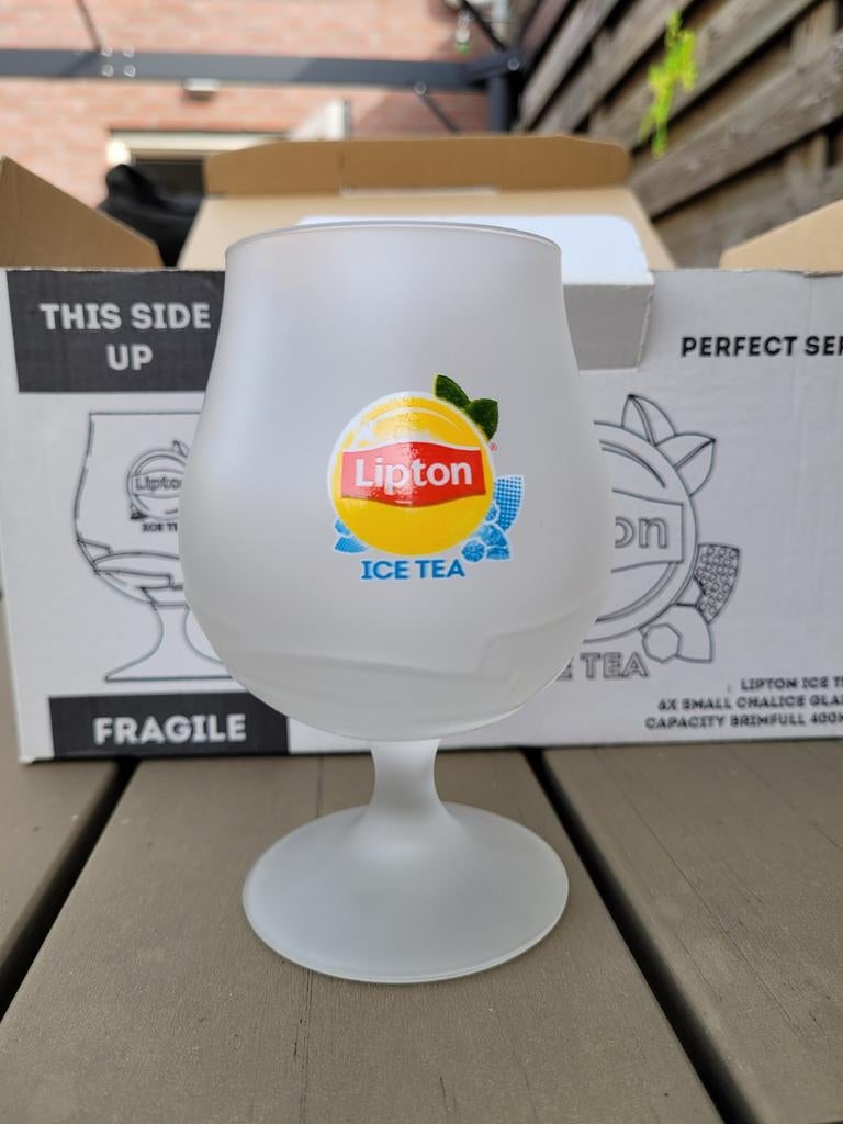 Lipton Ice Tea Glazen - Set van 6 (400ml), Ophalen of Verzenden