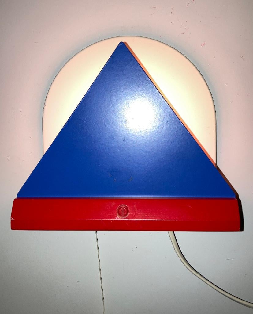 Vintage Ikea Memphis wandlamp, Ophalen of Verzenden, Gebruikt, Hout