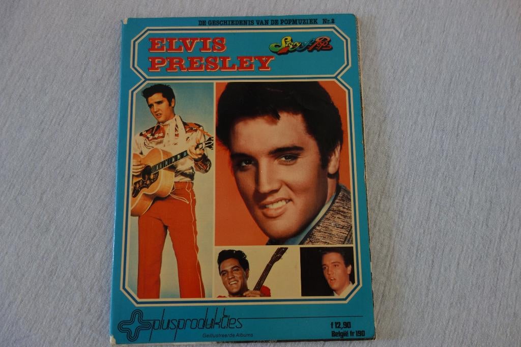 Blad Elvis Presley Story of pop, Verzamelen, Ophalen of Verzenden, Gebruikt, Boek, Tijdschrift of Artikel