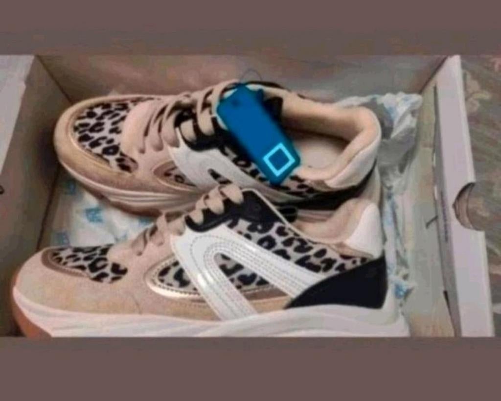 Dames sneakers met luipaardprint  39 nieuw, Ophalen of Verzenden, Nieuw