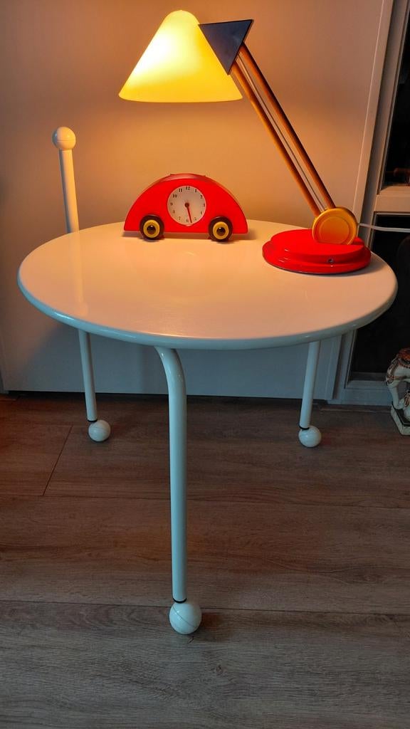 Vintage Ikea Tord Björklund "Bogen" Tafeltje, Huis en Inrichting, Tafels | Bijzettafels, Ophalen, Minder dan 55 cm, Gebruikt, Rond