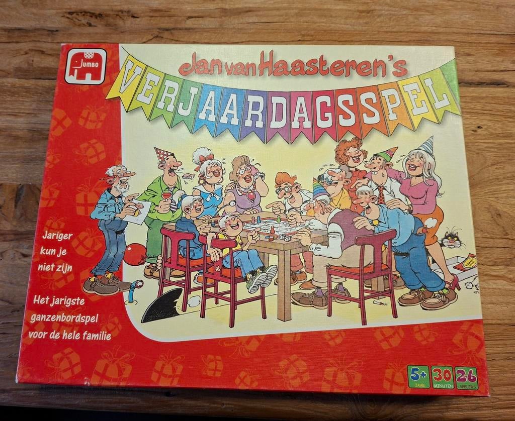 Jan van Haasteren verjaardagsspel, Ophalen of Verzenden, Meer dan 50 stukjes, 6 jaar of ouder