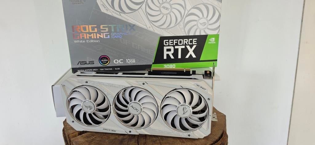 ROG Strix Gaming RTX 3080 White Edition, GDDR6, PCI-Express 4, Ophalen of Verzenden, Zo goed als nieuw