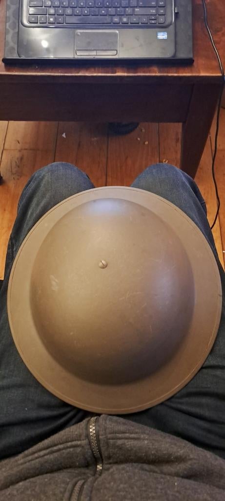 Engelse helm, Verzamelen, Ophalen of Verzenden, Landmacht, Engeland, Helm of Baret