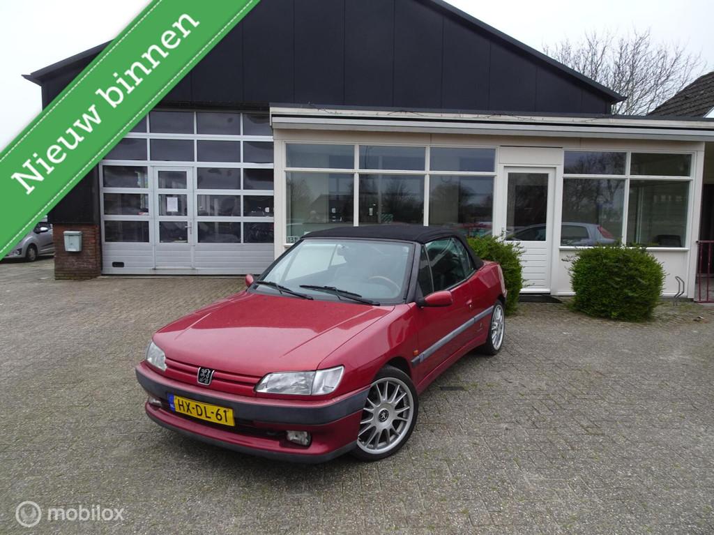 Peugeot 306 Cabriolet 2.0, Auto's, Peugeot, 1998 cc, Elektrische ramen, Gebruikt, Zwart