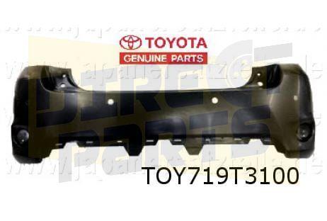 Toyota Auris (1/10-) (5-drs) achterbumper (bij PDC) (te spui, -, Verzenden, -, Nieuw