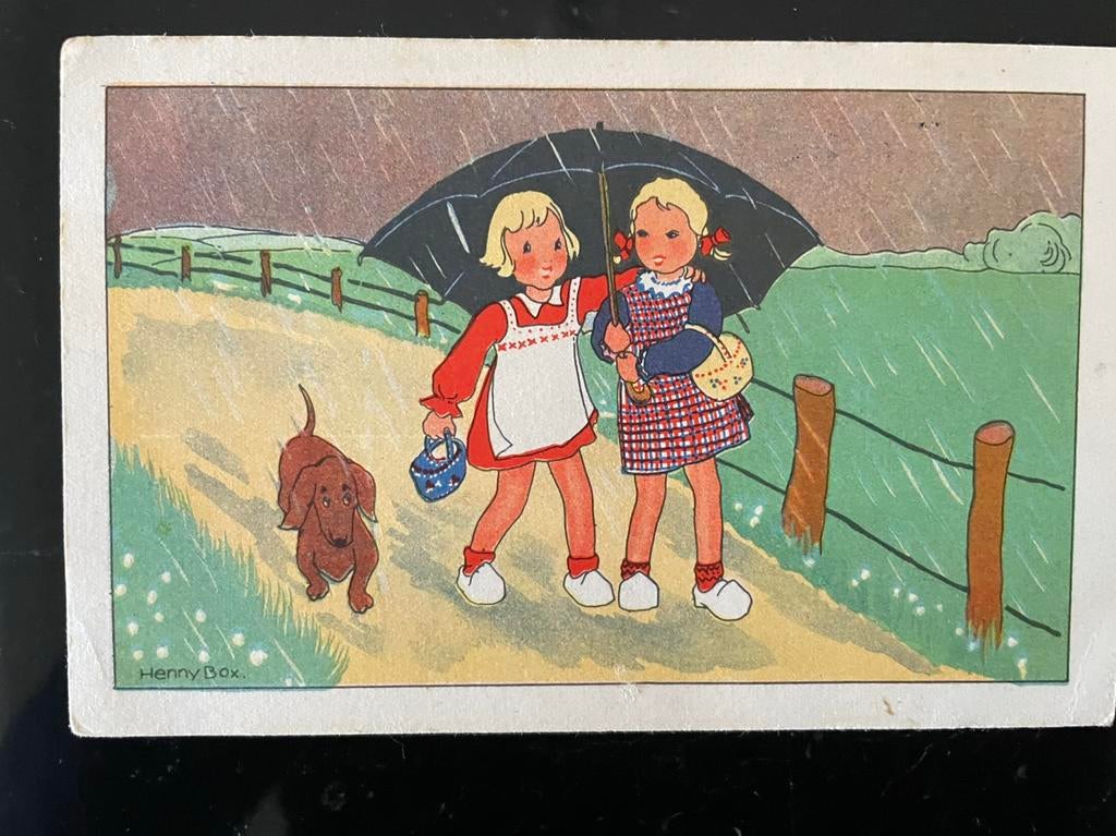 HENNY BOX - meisjes paraplu, Ophalen of Verzenden, Gelopen