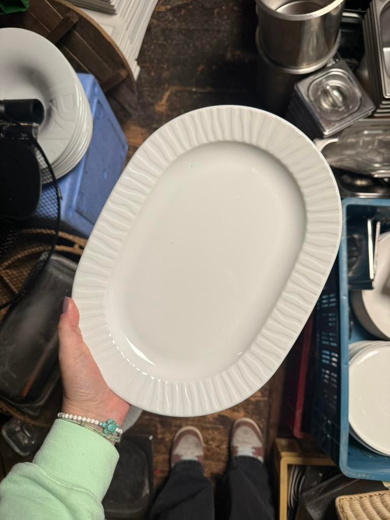 Partij diner / lunch borden, Huis en Inrichting, Keuken | Servies, Ophalen, Zo goed als nieuw, Bord(en), Overige stijlen