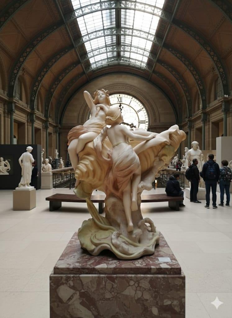 grote art nouveau royal dux groep, Ophalen