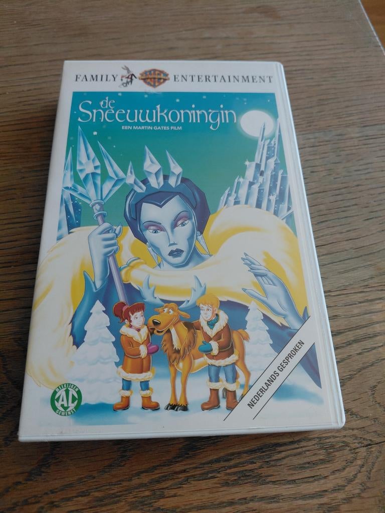 De Sneeuwkoningin Videoband., Alle leeftijden, Ophalen of Verzenden, Gebruikt, Tekenfilms en Animatie