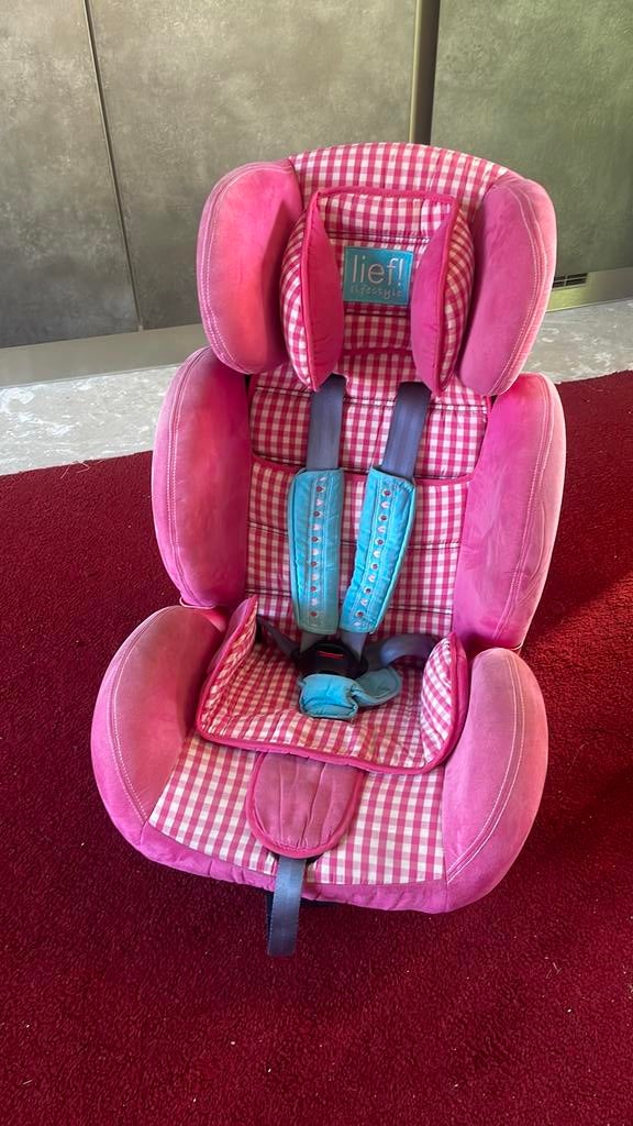 Autostoel Lief! Cato, Fuchsia, 15 t/m 36 kg, Slaapstand, Ophalen, Overige merken