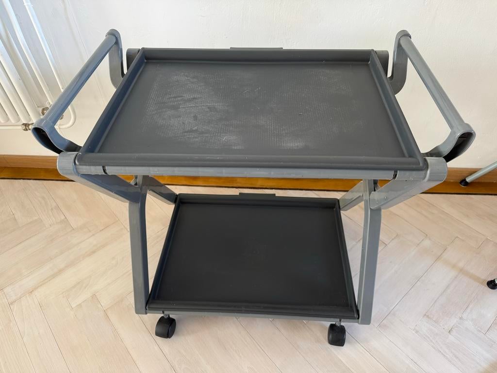 Handige serveerwagen/trolley op wielen, Gebruikt, Kunststof, Ophalen of Verzenden, Modern