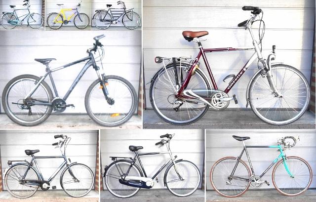 HEREN-, DAMES-- EN KINDERFIETSEN ALLES WERKT, VANAF € 50,-, Ophalen, Zo goed als nieuw, Overige merken, Versnellingen